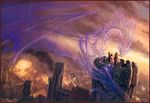  dragon explosion human medieval mushroom_cloud scalie todd_lockwood tower transparent 