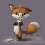  canine cute fox mammal pie sad silverfox5213 solo 