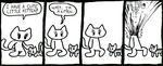 black_and_white comic explosion furries_with_pets kitten monochrome purple_pussy stripes 