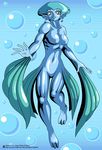  blue blue_theme breasts female marine nude princess_ruto pussy the_legend_of_zelda unknown_artist video_games zora 
