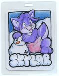  2010 badge blush canine cub diaper male scan skylar snowman spiffy_fox_kili winter wolf 