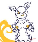  android breasts canine cat e621 ear_markings esix feline female fire fox glow keishinkae lagomorph licking_lips male mascot mascot_contest nipples nude rabbit robot rodent sketch smile solo squirrel tail tongue yellow yellow_eyes 