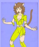  april_o&#039;neil cat feline female hair mammal solo teenage_mutant_ninja_turtles transformation unknown_artist 