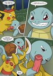  69 ashchu ashchu_adventures balls bbmbbf blue_eyes comic erection eyes_closed fellatio gay jungle licking male nude oral oral_sex palcomix penis pikachu pok&eacute;mon rape red_eyes scalie sex squirtle tail tongue 