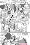  comics female furry_bomb lesbian rouge_the_bat sally_acorn sonic_(series) 