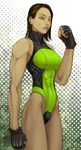  breasts breasus female gloves green human mammal muscles not_furry one-piece_swimsuit solo sunamori superhero swimsuit 