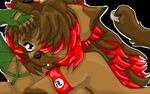  brown brown_hair cat feline female hair looking_at_viewer nazi solo swastika wholelottabillie 卐 