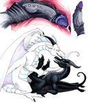  anal cum dragon erection gay horn horns internal licking male penis scalie tongue wings 