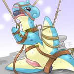  anal_penetration bdsm blush bondage bound erection lapras male nintendo oze penetration penis pok&#233;mon pok&eacute;mon solo video_games zoe_(artist) 