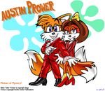  anthro austin_powers canine duo fox mammal miles_prower parody plain_background sega sonic_(series) waccoon white_background 