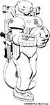  astronaut bullpup gun otter rifle rj_bartrop rockets smug solo space_suit spacesuit weapon 