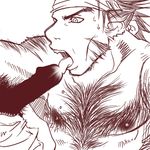  breath_of_fire chest_hair feline fellatio gay hair licking male mammal nipples oral oral_sex penis pubes rei sex sweat tiger tongue unknown_artist video_games woren 