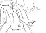  black_and_white erection hedgehog male mammal mobian monochrome penis plain_background sega solo sonic_(series) sonic_the_hedgehog unknown_artist white_background 