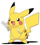  nintendo pemyu pikachu plain_background pok&#233;mon pok&eacute;mon solo video_games white_background wii 