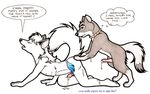  after_sex animal anthro anthro_bestiality arctic_fox canine collar cum dog erection feral gay interspecies lance_rund lol_comments male penis role_reversal vintage 