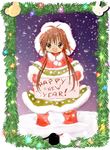  brown_eyes brown_hair chibi christmas clamp kobato kobato. little_polka loli new_year 