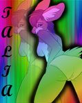  breasts cervine deer female invalid_tag mammal nervous nude panties plain_background rainbow rainbow_background underwear unknown_artist 