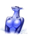  breasts despina dragon equus female scalie solo surfacing swimming water 