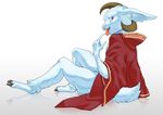  :p caprine goat gou hooves horns male robe skimpy solo 