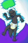  canine cub cute diaper dog infantilism male pacifier peeing sleeping solo star tail toya_pup watersports wonderingwolf 