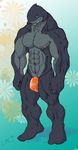  alien biceps bulge disney gantu lilo_and_stich lilo_and_stitch majinbuu_(artist) male muscles nipples pecs solo swimsuit thong 