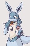  chocolate lucario mikazuki_karasu milk nintendo pok&#233;mon pok&eacute;mon solo video_games 