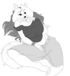  boosterpang bracelet breasts canine dog female huge_breasts husky jewelry nose_ring piercing solo voluptuous 