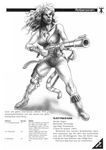  cybernetics feline female gun hair mammal mutant older_than_internet plain_background ranged_weapon role_playing_game swedish swedish_text sword text unknown_artist weapon white_background 