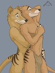  2004 broketail gay hug loincloth male stripes tail thylacine underwear 