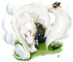  canine couple fox kakashi kakashi_sensei madara male naruto naruto_shippuden natsume natsume_yuujinchou nyanko nyanko_sensei pakkun pakun sensei shippuden unknown_artist wolf yuujinchou 