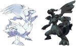  pok&eacute;mon reshiram tagme zekrom 