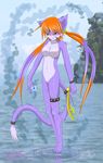  breasts cat circle countershading feline female hair long mammal megumi metal-renamon nipples nude pussy runes solo tail water 