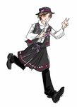  1boy axis_powers_hetalia beanclam genderswap hungary_(hetalia) male male_focus simple_background solo white_background 