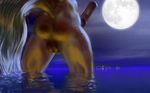  backside balls butt droplets equine horse horsecock island male moon moonlight muscles orange penis solo stallion sweat tonite water water_droplets 