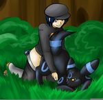  animal female feral forest from_behind grey_eyes human interspecies kyomana male penetration pok&eacute;mon pokephilia straight tail team_rocket tree umbreon vaginal vaginal_penetration yellow_eyes zoo 