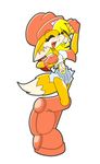  anthro canine carol_ann cute dancing fox mammal plain_background san_renard solo white_background 