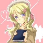  1girl artist_request axis_powers_hetalia blonde_hair blue_eyes canada_(hetalia) female genderswap looking_at_viewer solo twintails 