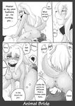  &hearts; animal_bride anthro anus black_and_white blush breasts butt canine collar comic cunnilingus dog female hair heat human in_heat male monochrome oral oral_sex sex straight sweatdrop tail translated unknown_artist 