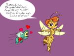  arthropod bee chip_'n_dale_rescue_rangers chip_n_dale_rescue_rangers disney double_take female fly honey insect nude pussy queenie stinger zipper zipper_(cdrr) 