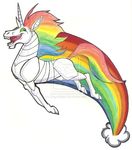  annoying_watermark derp dragonbabe equine feral horn i&#039;m_so_gay_i_shit_rainbows machine mammal mechanical plain_background rainbow robot robot_unicorn_attack solo unicorn watermark white_background 