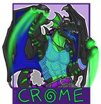  crome dragon fishnet glowstick goggles jax_the_bat male rave scalie solo wings 