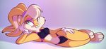  bikini female jam lagomorph lola_bunny nitro rabbit skimpy solo space 