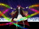  bad_id bad_pixiv_id bajinappo dress gradient_hair highres hijiri_byakuren long_hair multicolored_hair purple_eyes purple_hair solo sorcerer's_sutra_scroll touhou 