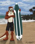  beach male ocean otter redclaw_the_otter seaside solo surfboard talix 