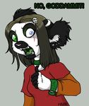  clothing female hair heterochromia holly_massey lemur shirt solo zeriara_(character) 