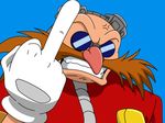  angry fuck_off human male mustache pingas robotnik solo sonic_(series) the_finger 