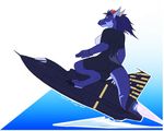  chibi despina dragon equus female flower plane scalie solo surfing water 