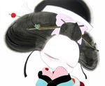  black_hair hair_up japanese_clothes kimono makita_haruka nihongami original solo 