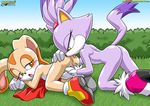  anal bbmbbf blaze_the_cat butt cream_the_rabbit female hedgehog lesbian male mobius_unleashed oral pussy rimming sonic_(series) sonic_the_hedgehog 