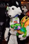 collar dog dragon fursuit lifestyle mammal photo plushie real unknown_artist 